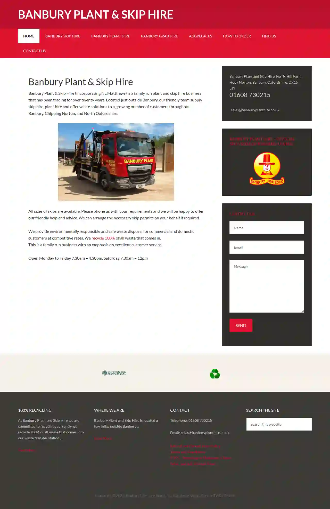 Banbury Plant & Skip Hire