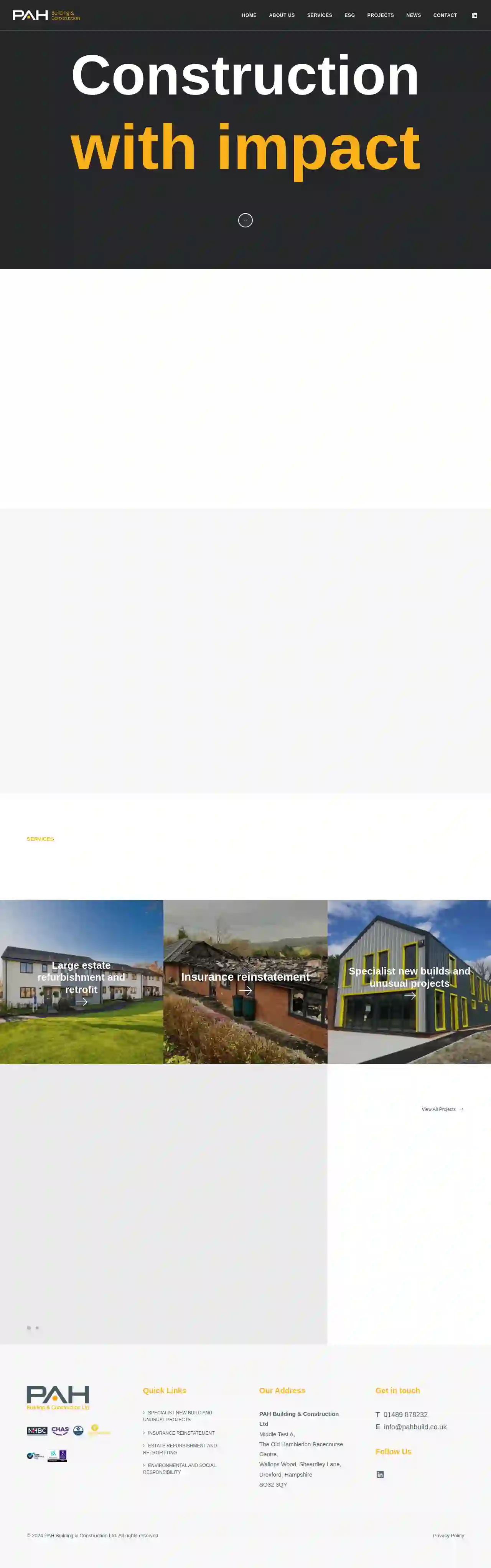 P A H Building & Construction Ltd