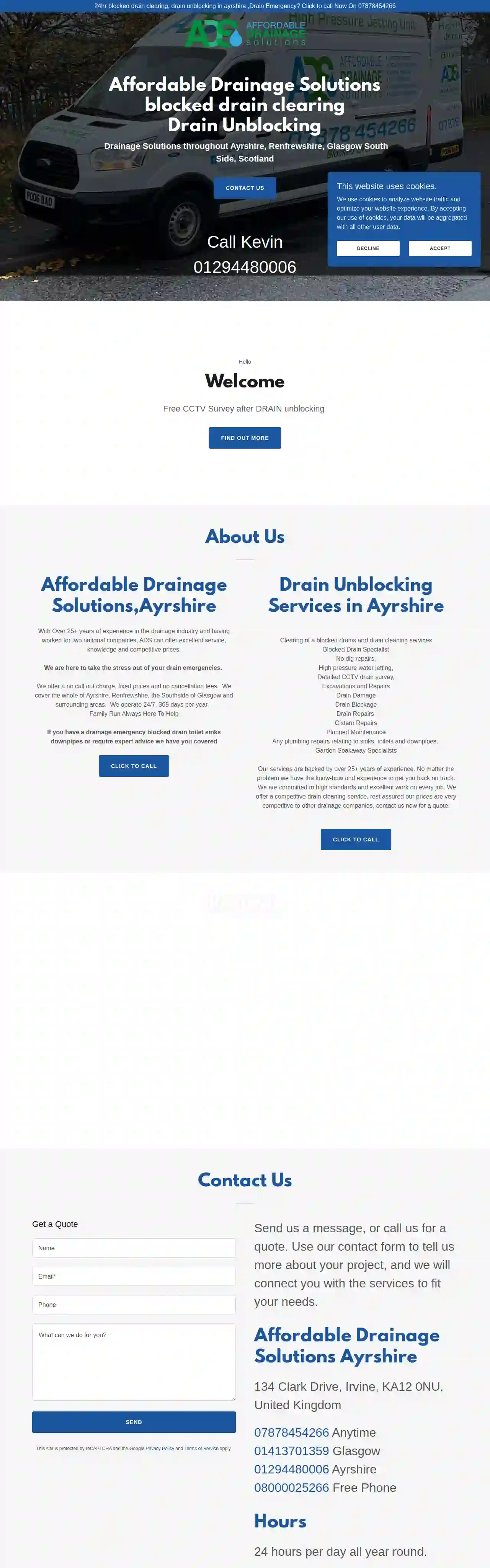 Affordable Drainage Solutions (Drain Unblocking / Cleaning)