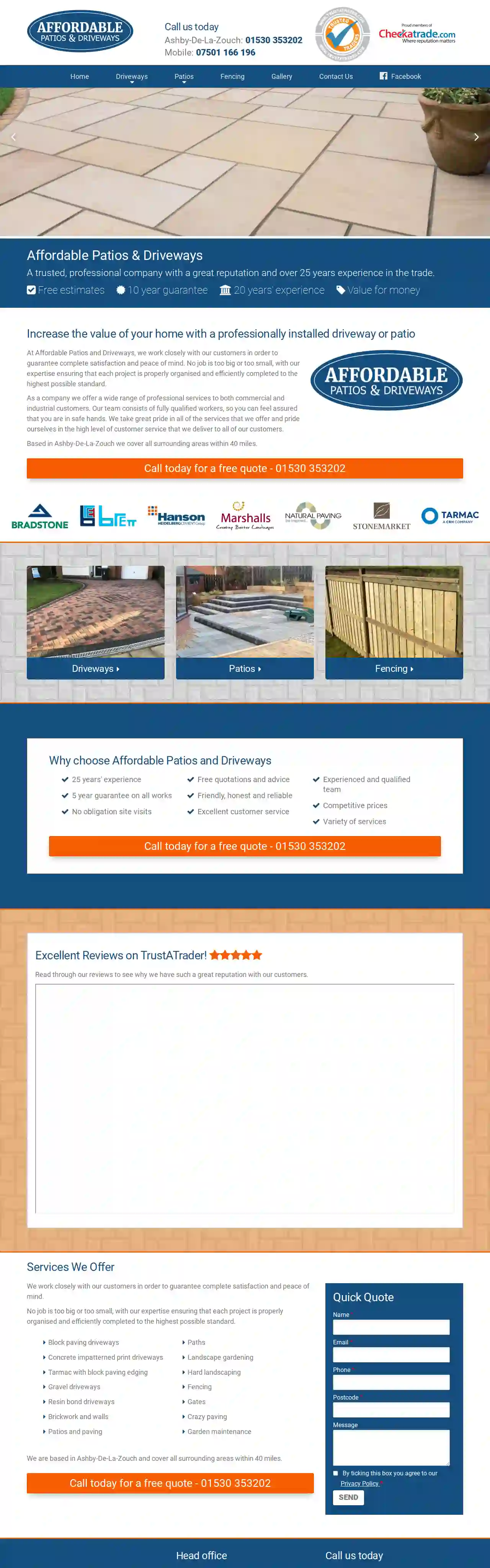 Affordable Patios and Driveways