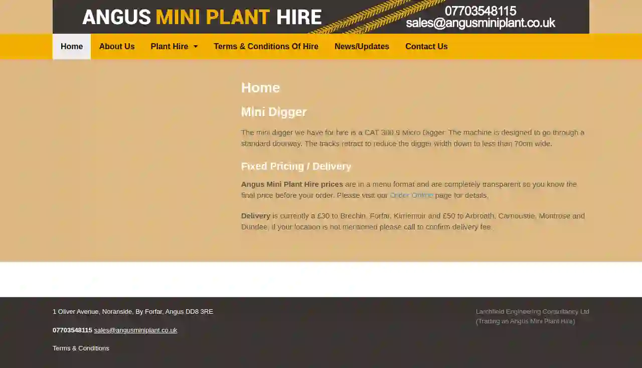 Angus Mini Plant Hire