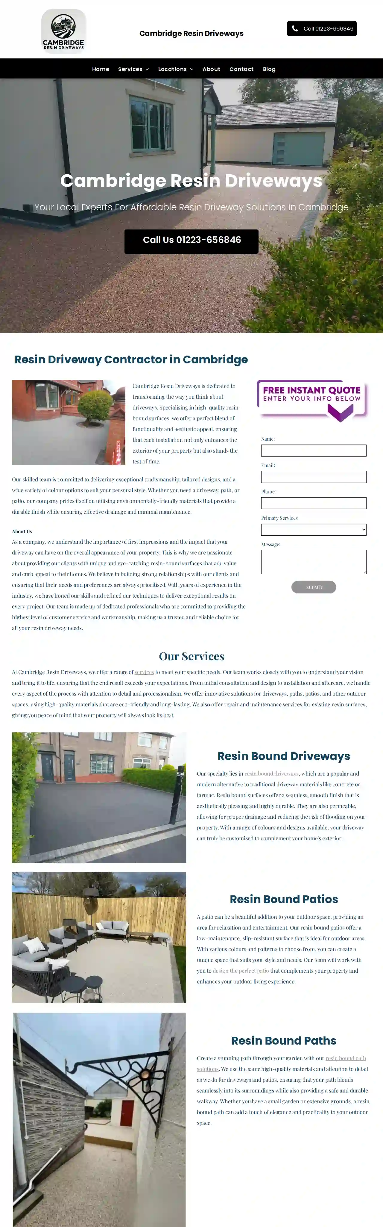 Cambridge Resin Driveways