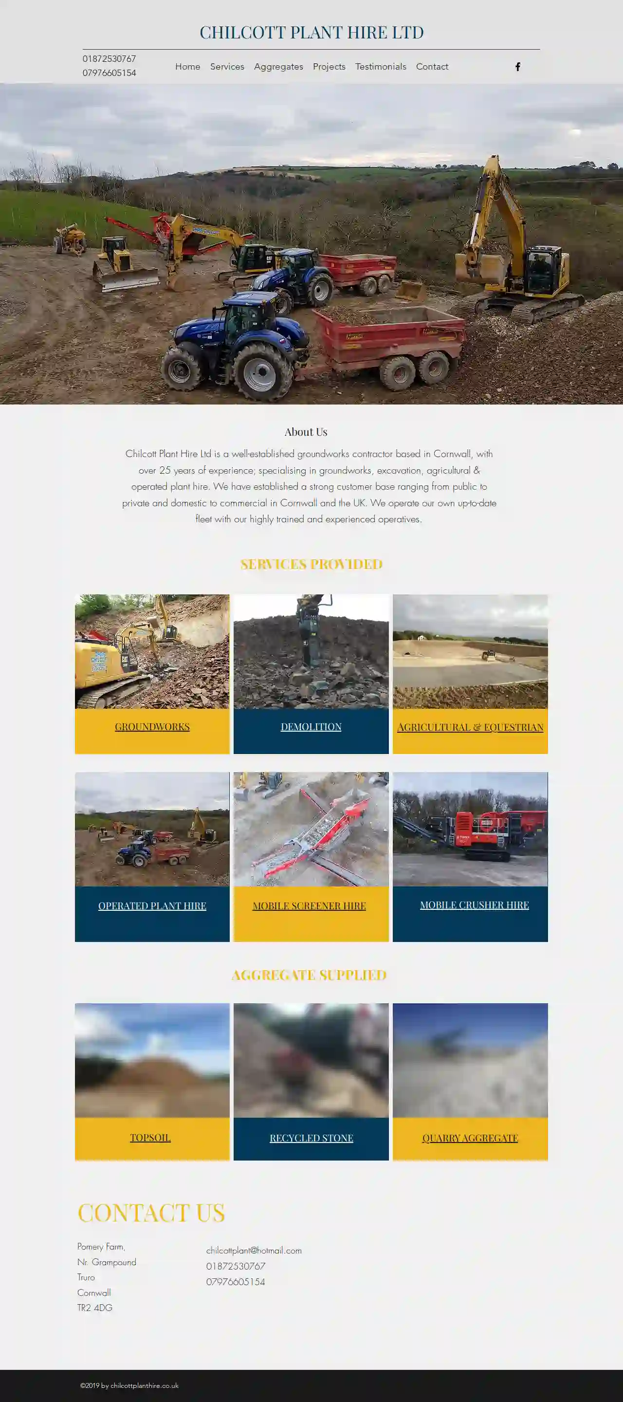 Chilcott Plant Hire and Groundworks Ltd