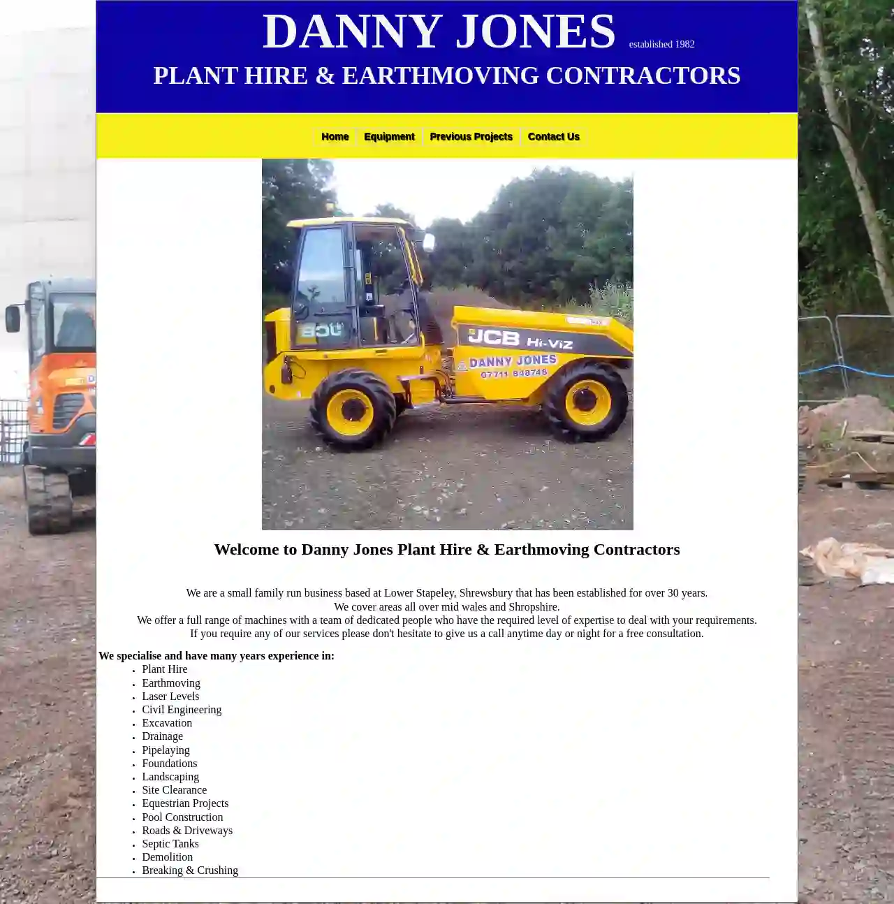 Danny Jones Plant Hire Contractors