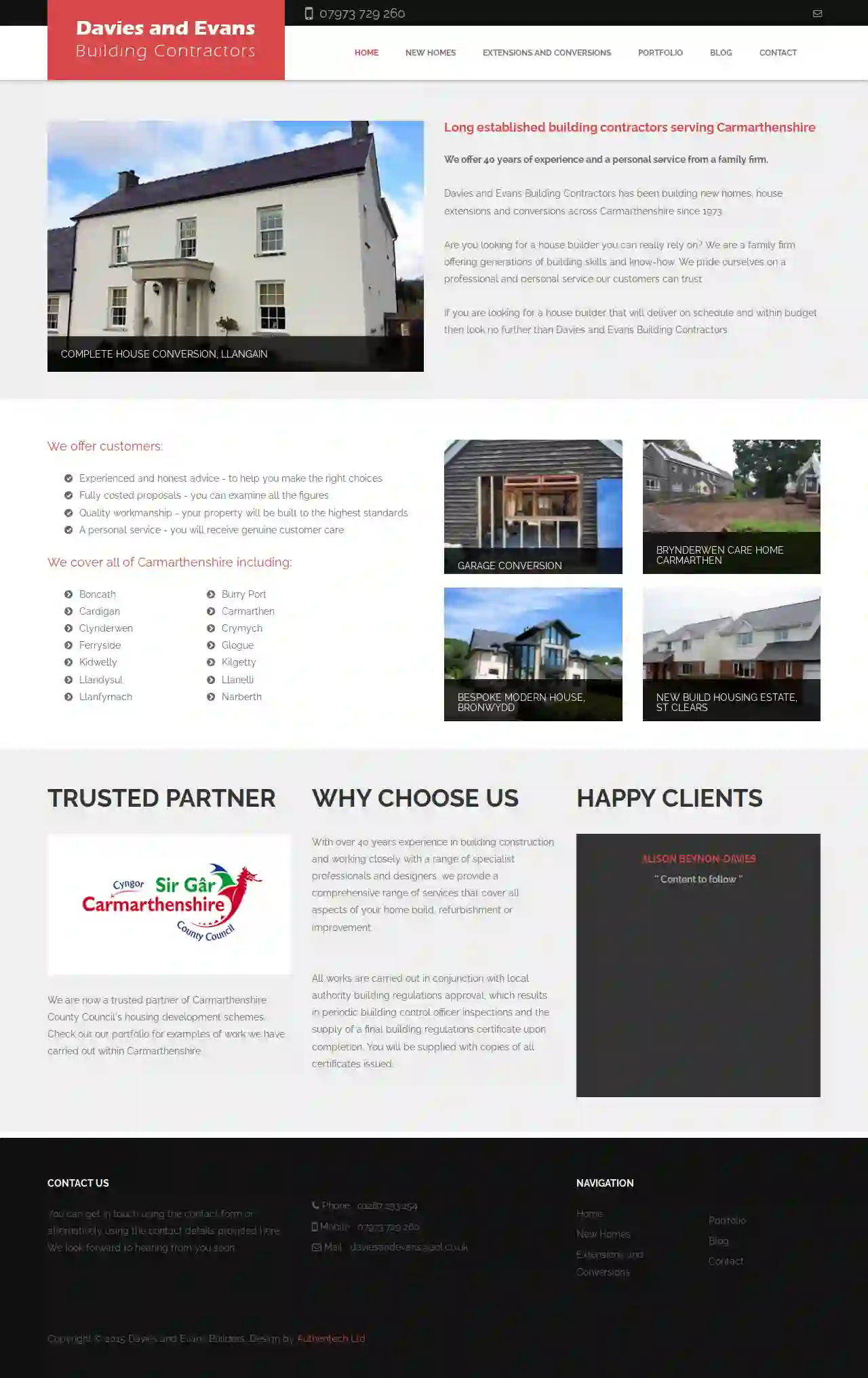 Davies & Evans Building Contractors