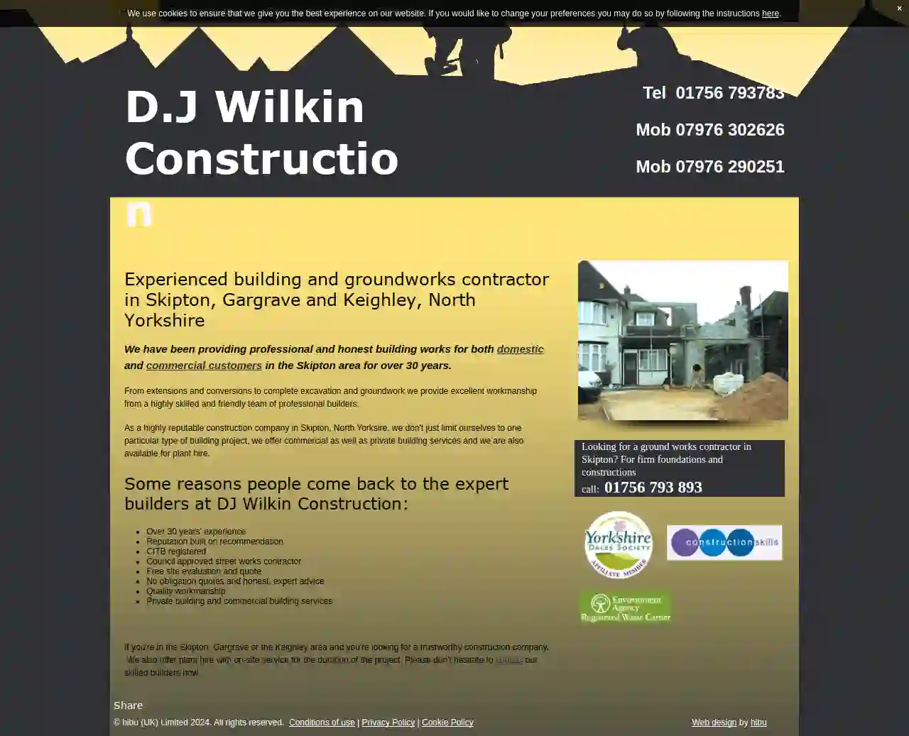 D J Wilkin Construction Ltd