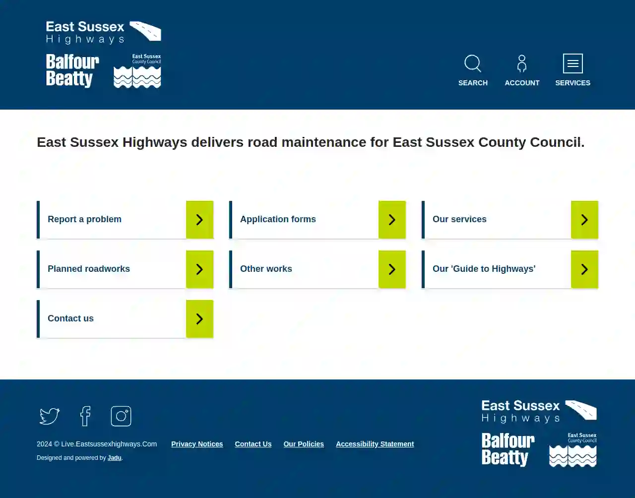 East Sussex Highways