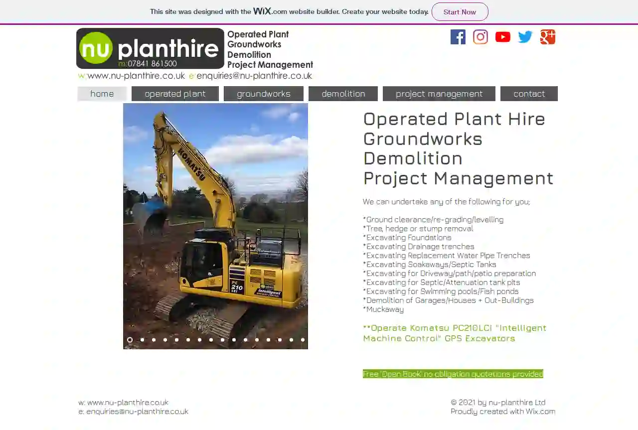 nu-planthire [operated planthire + groundworks]