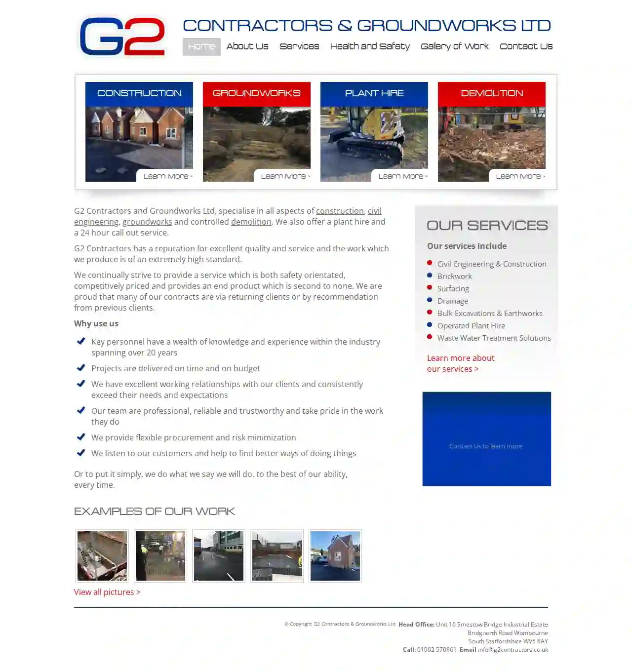 G2 Contractors & Groundworks Ltd