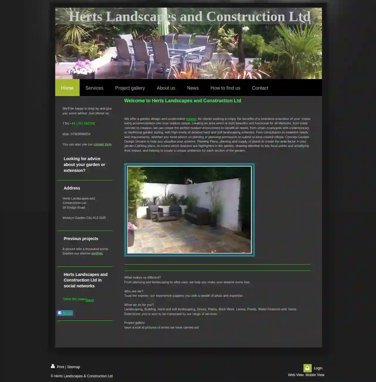 Herts Landscapes and construction Ltd