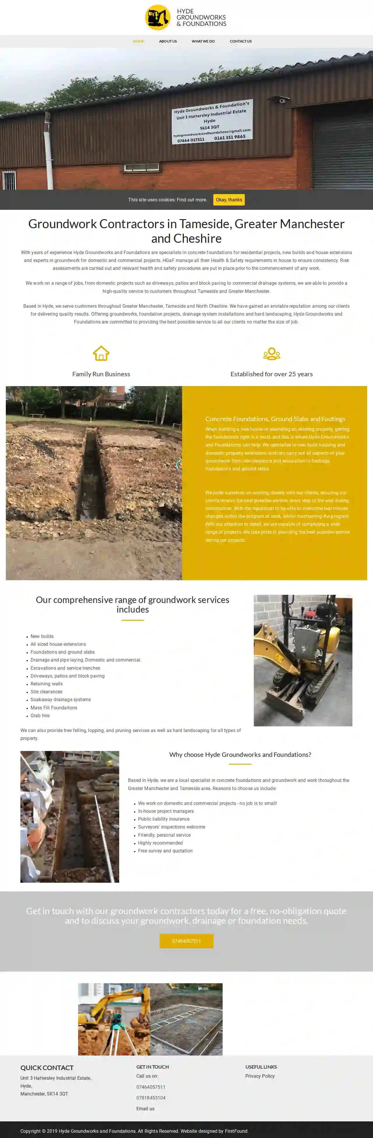 Hyde Groundworks & Foundations