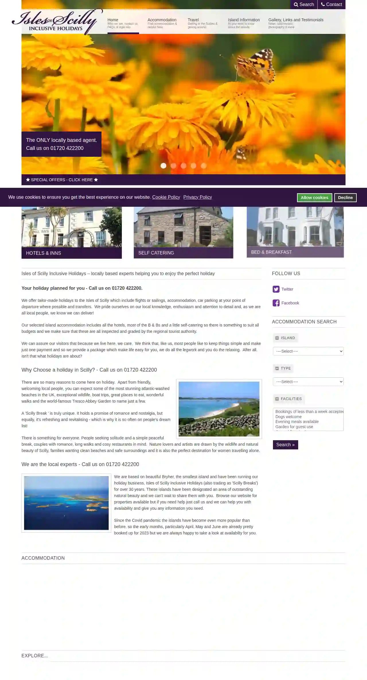 Isles of Scilly Inclusive Holidays