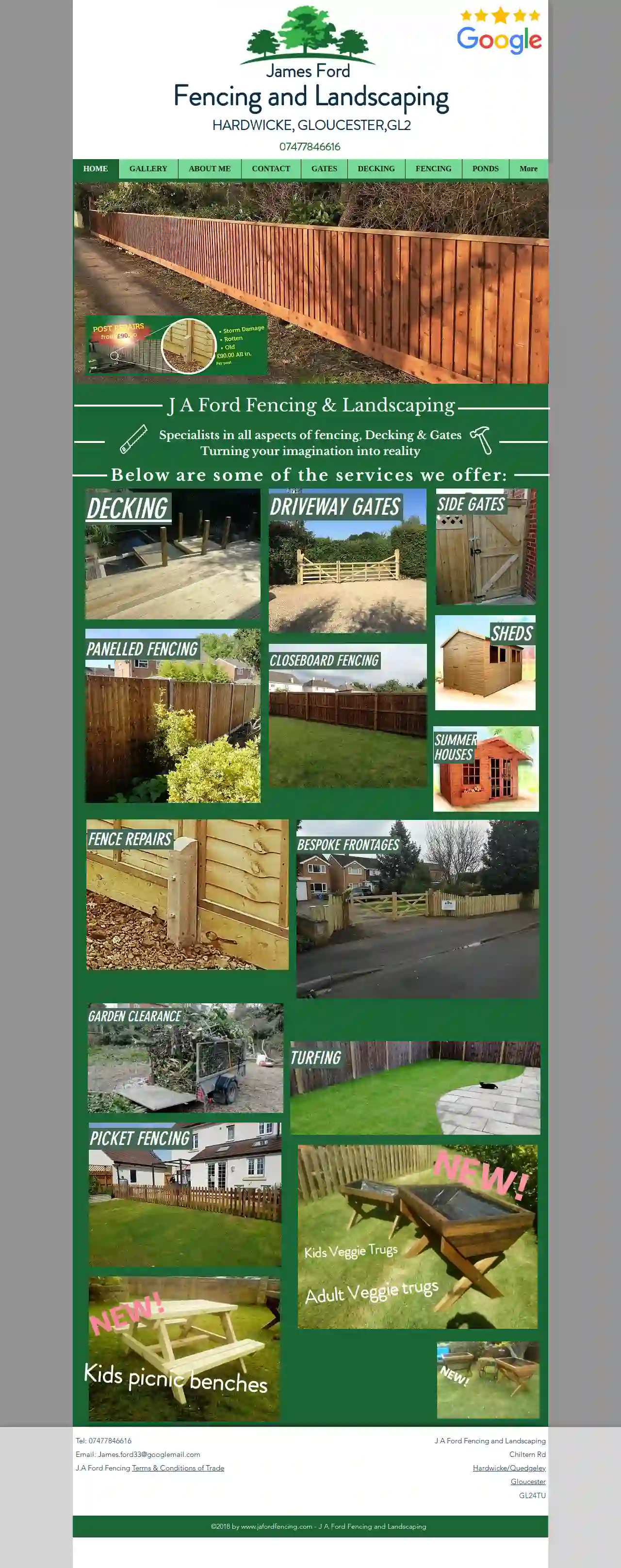 J A Ford Fencing and Landscaping