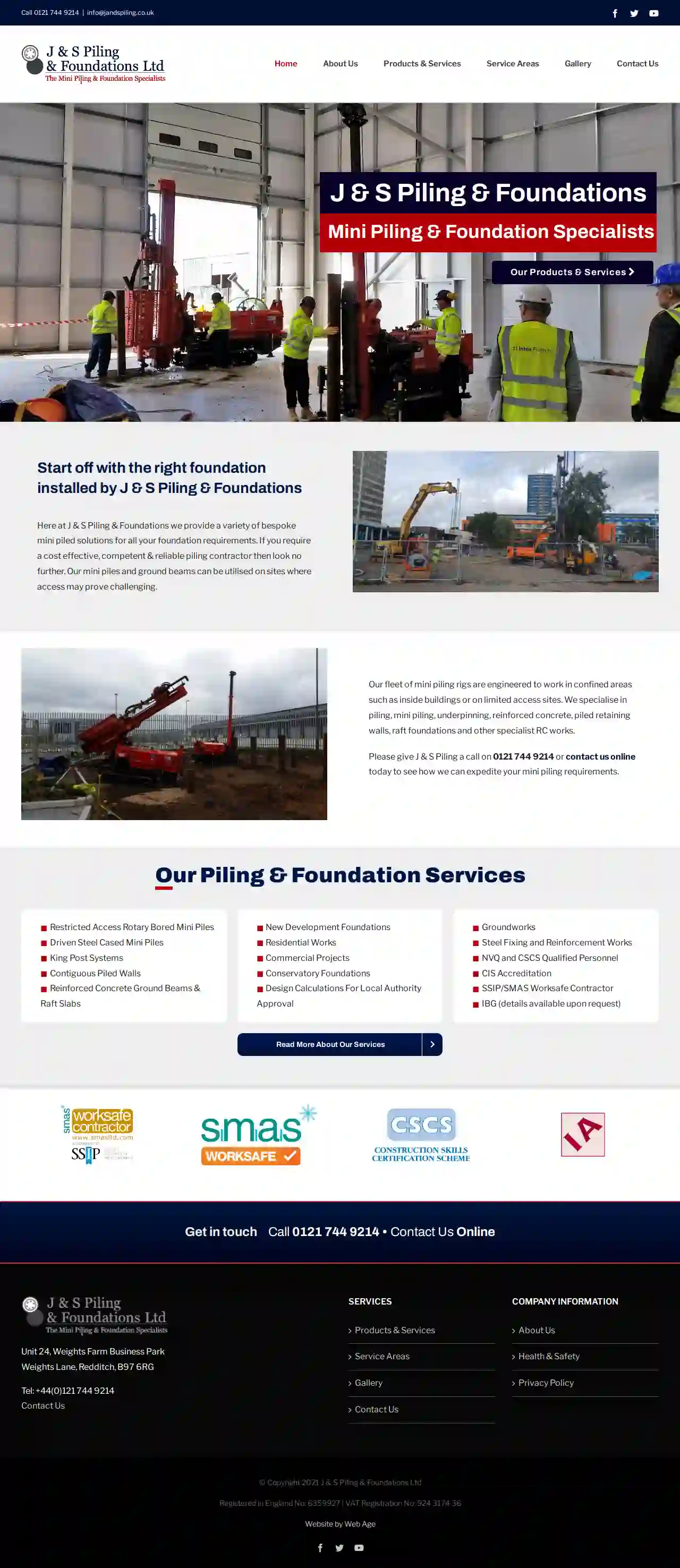 J & S Piling & Foundations Ltd