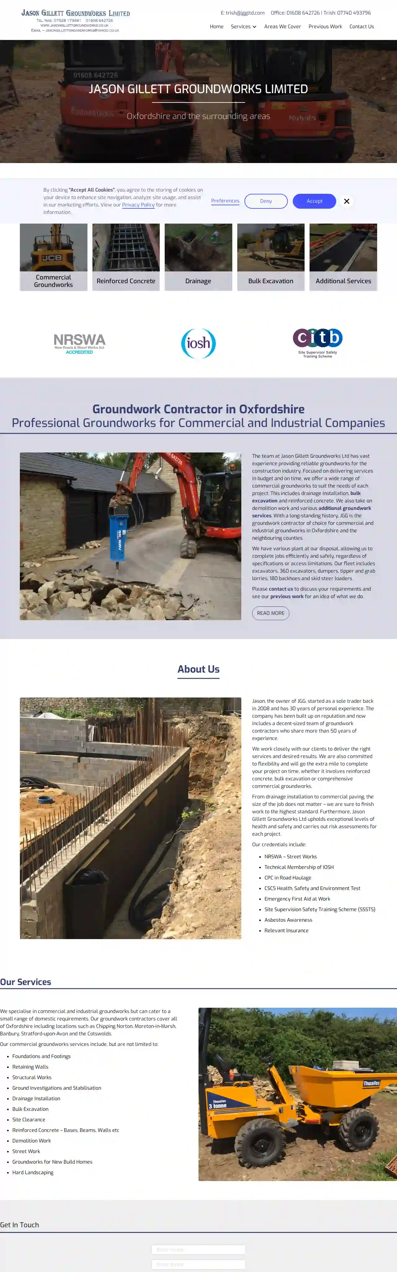 Jason Gillett Groundworks Ltd