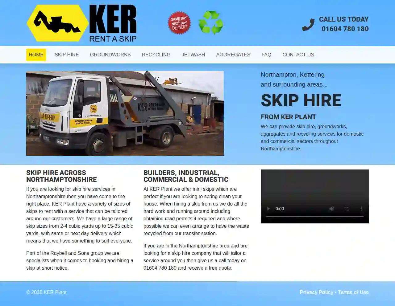 KER Plant - Skip Hire & Digger Hire
