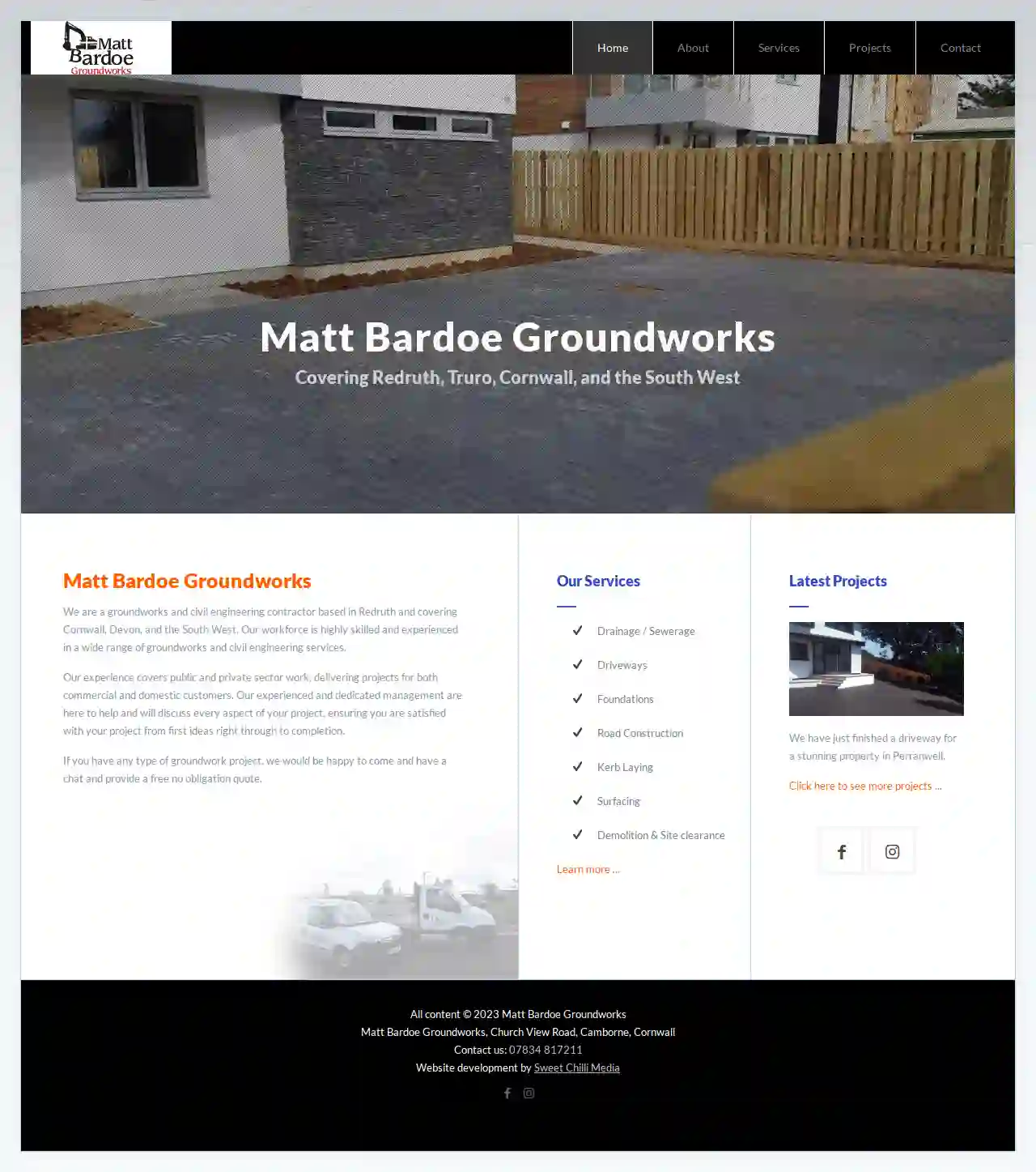 Matt Bardoe Groundworks