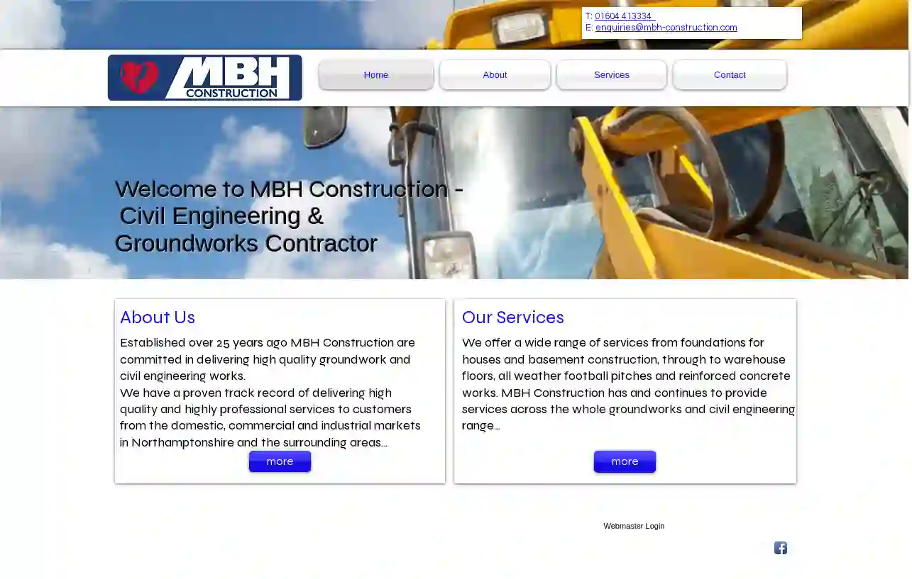 MBH CONSTRUCTION LTD - Groundworks Contractor