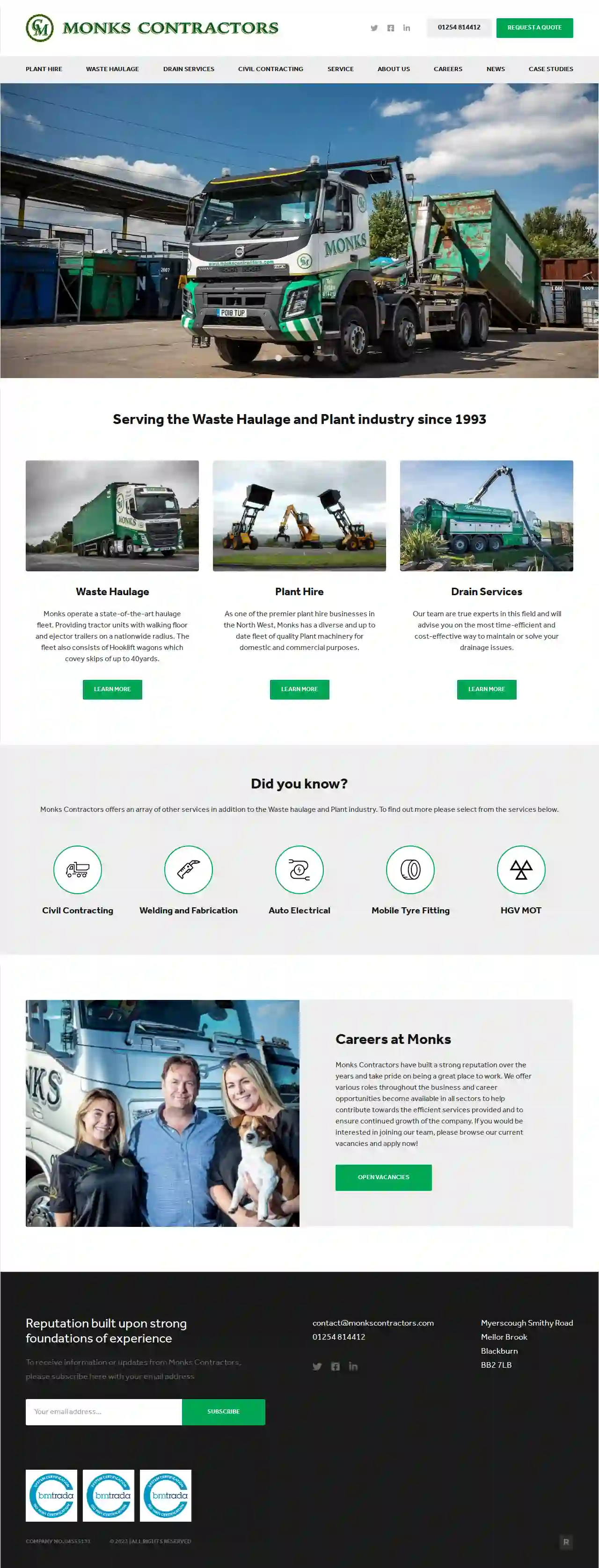 Monks Contractors Ltd