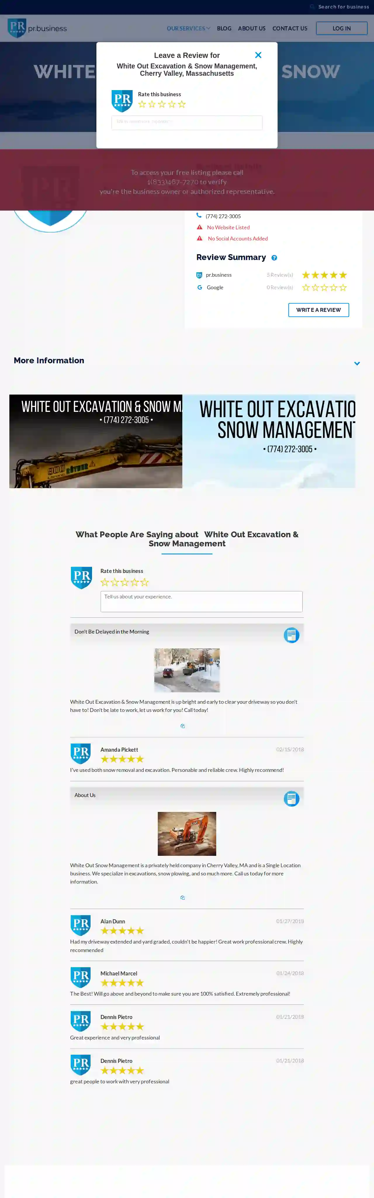 White Out Excavation & Snow Management