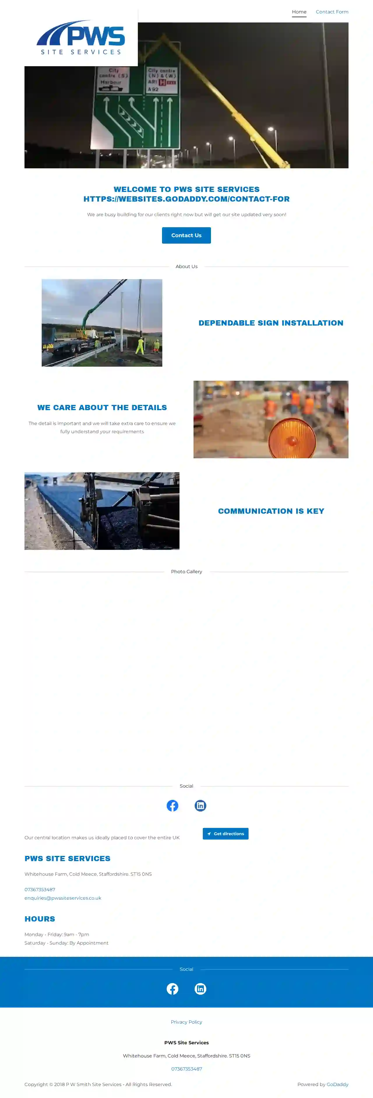 PWS Site Services