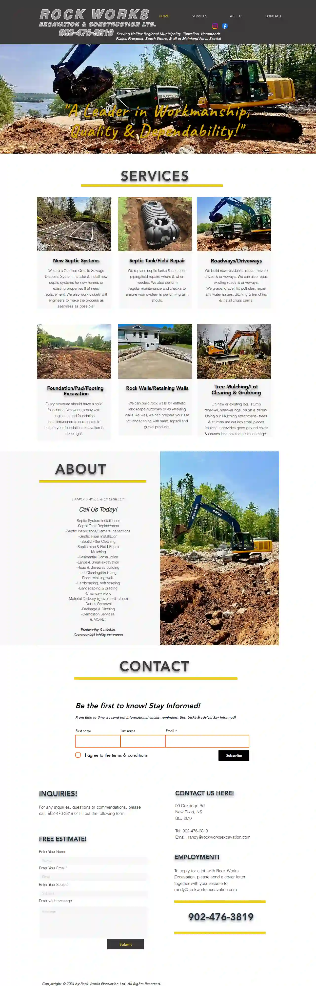 Rock Works Excavation & Construction LTD