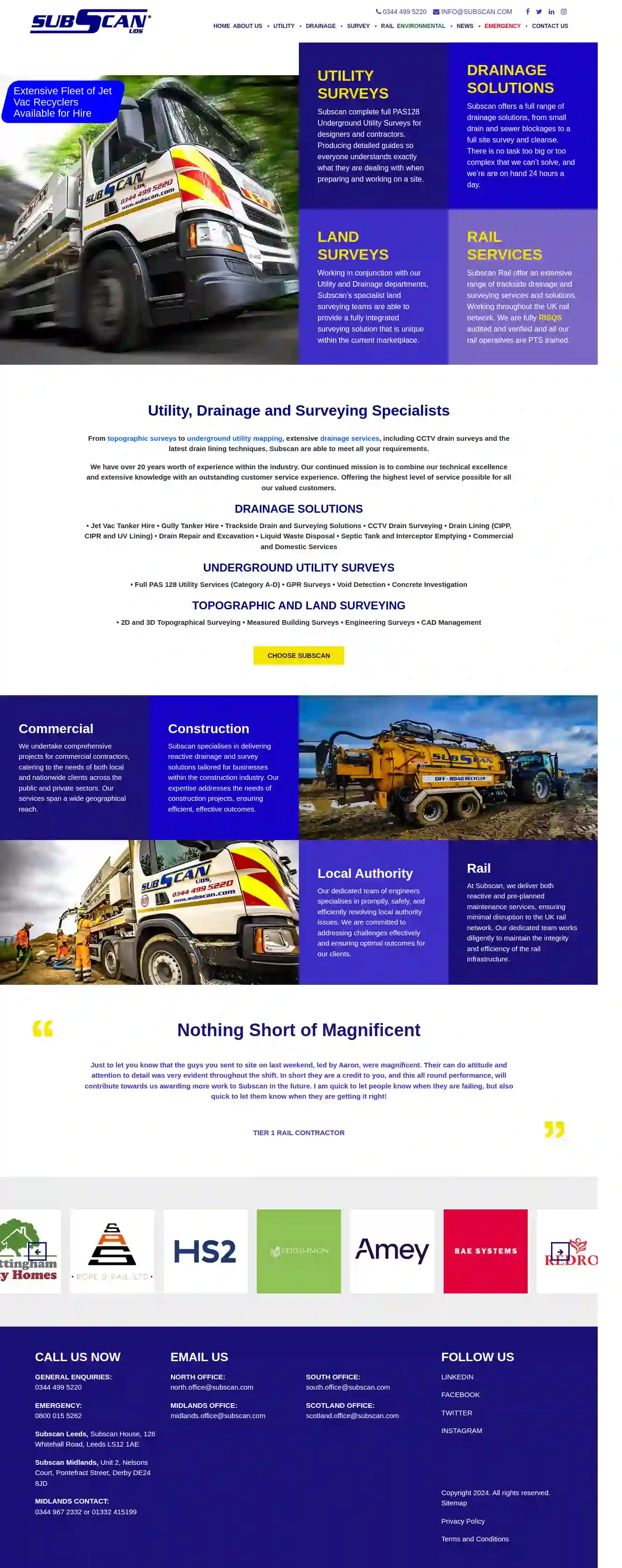 Subscan Midlands - Drainage Derby, Derbyshire