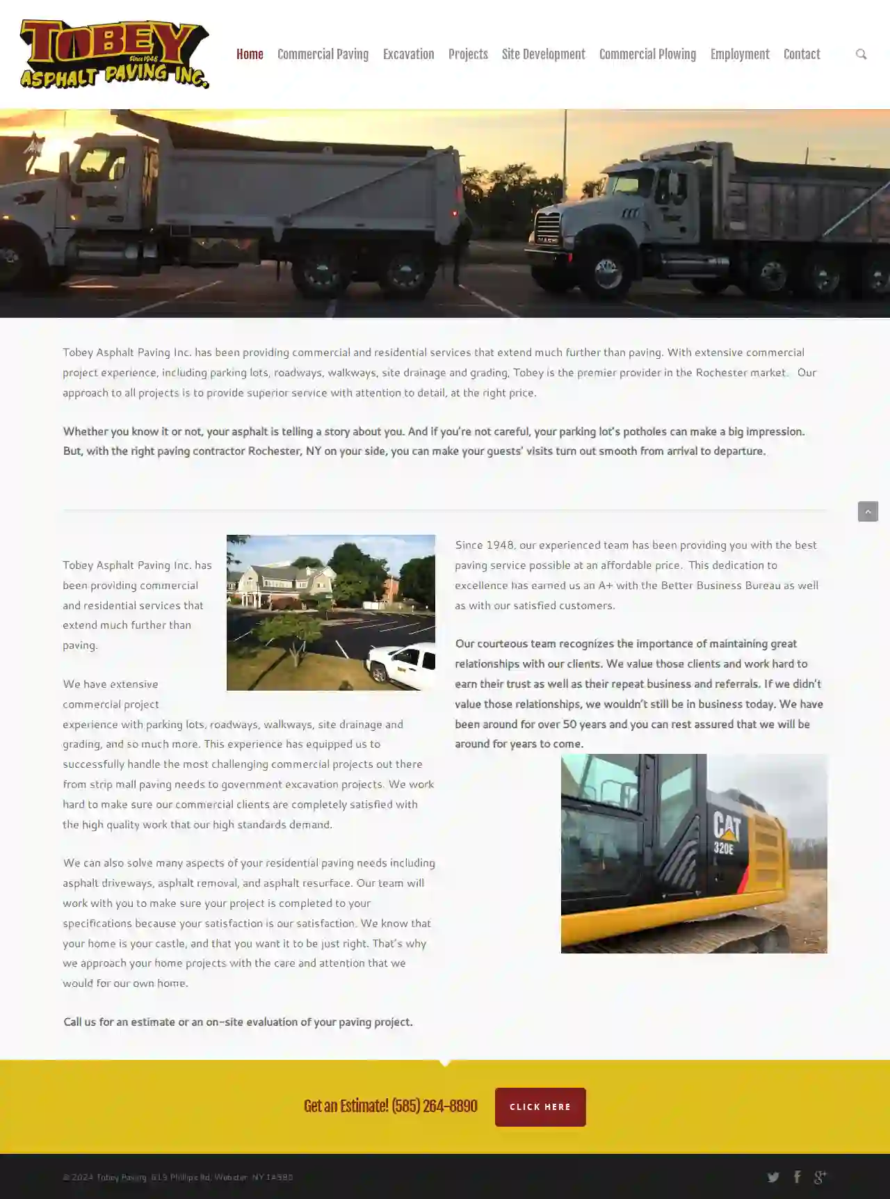 Tobey Asphalt Paving Inc - Commercial Paving-Excavation / Site Development / Residential Driveway Installation