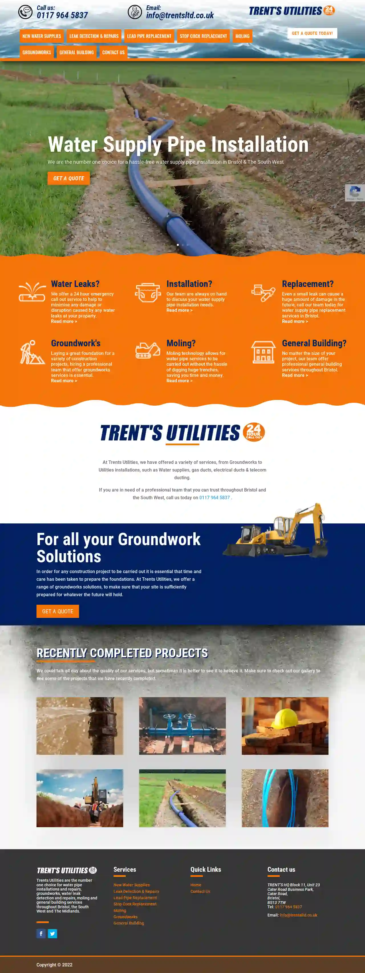 Trent's Utilities (South West) Ltd