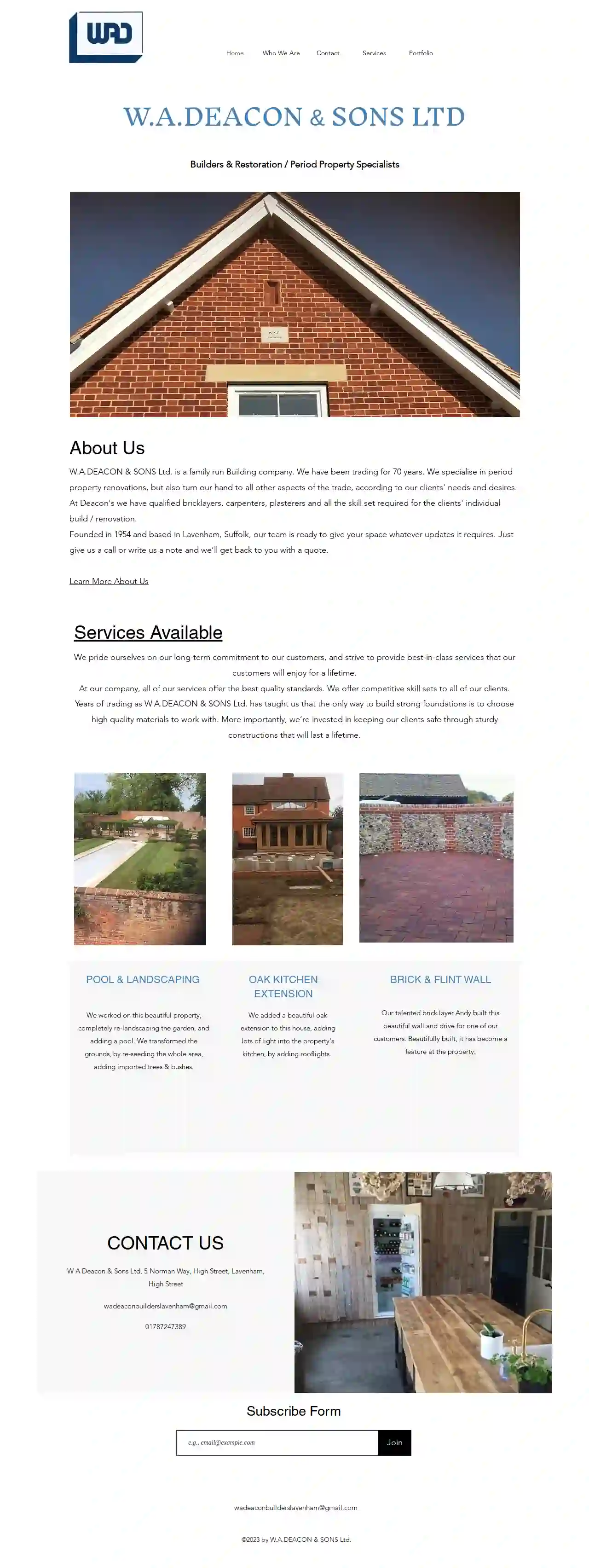 W A Deacon & Sons Ltd