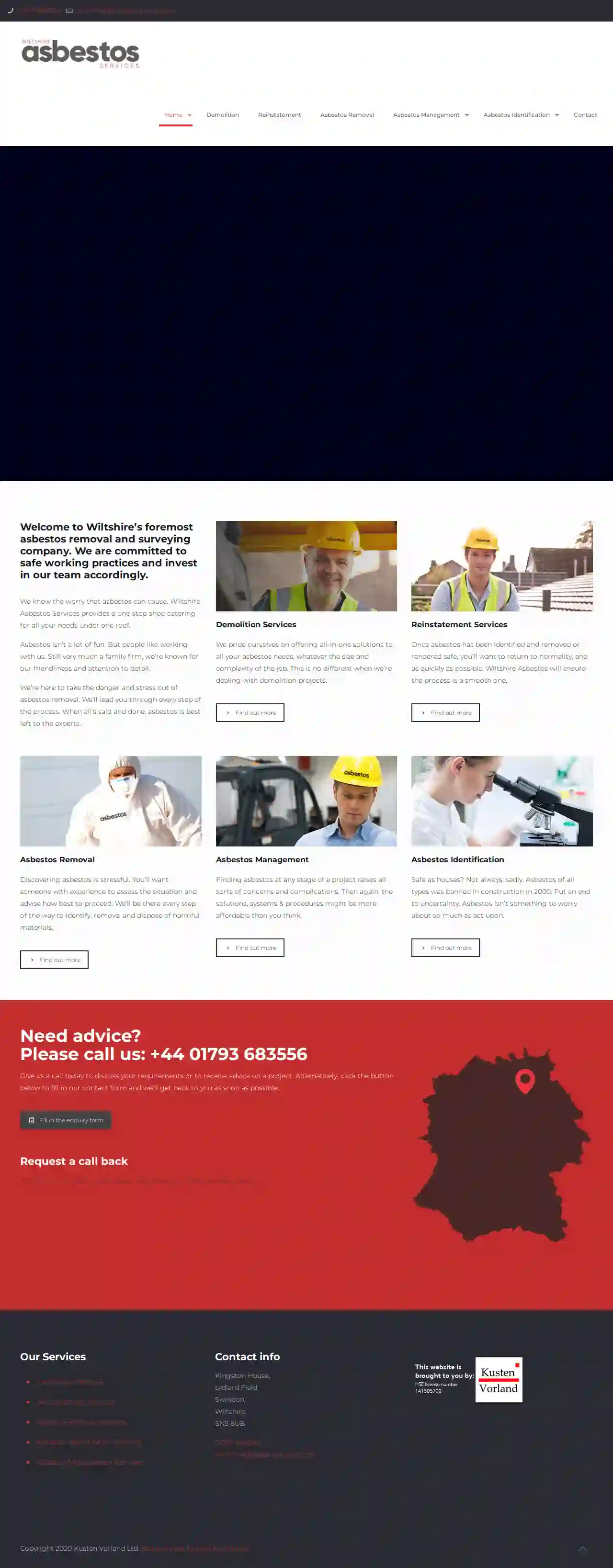 Wiltshire Asbestos Services- your local Asbestos team!